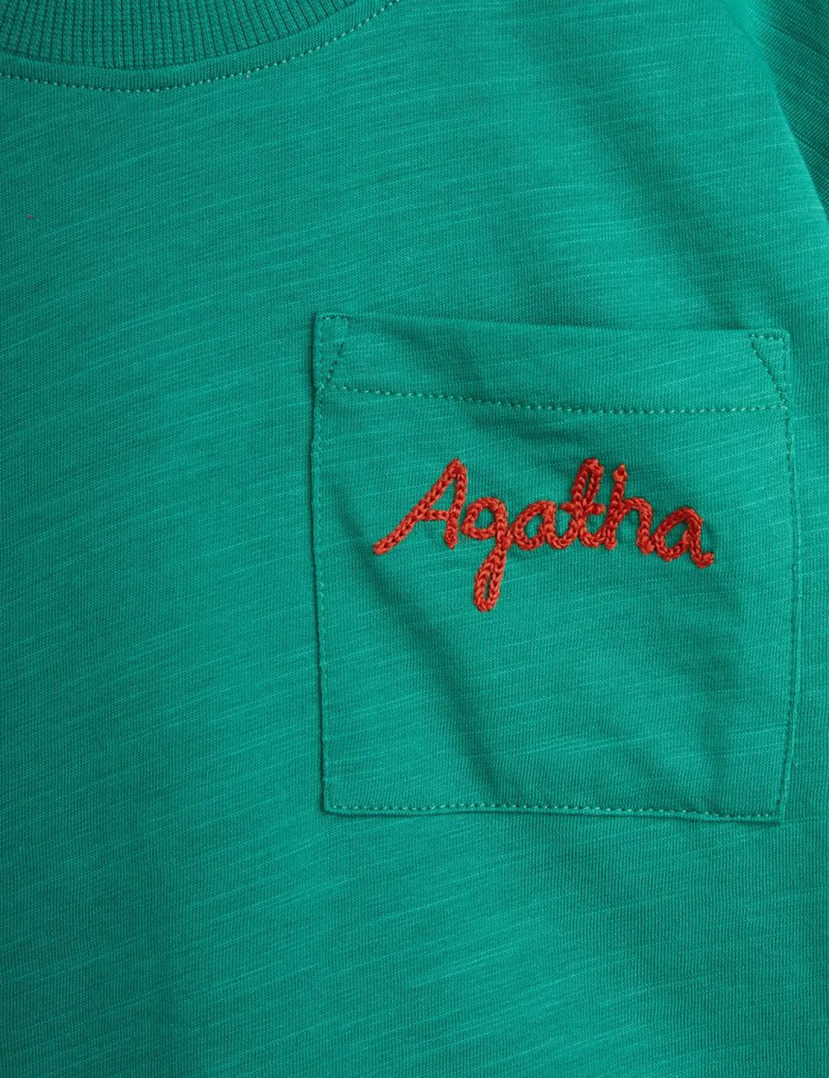 Agatha Broderad Långärmad T-shirt