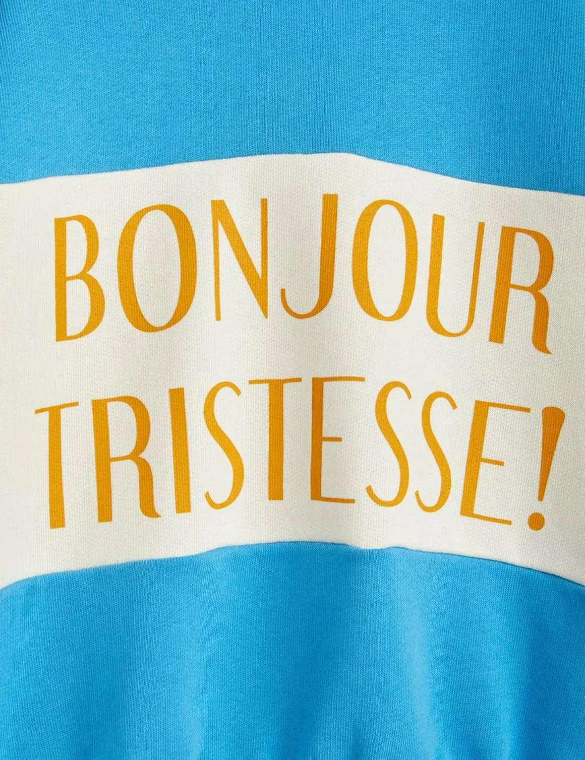 Bonjour Tristesse Sweatshirt Blå