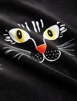 Cat Face Velourklänning