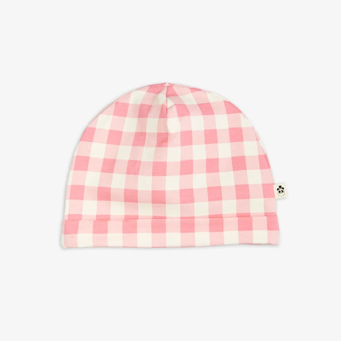 Gingham Check Beanie