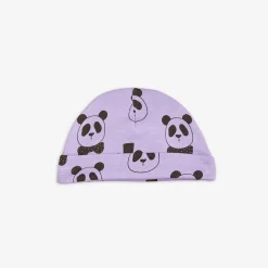 Panda Baby Beanie Lila