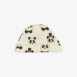 Panda Baby Beanie Offwhite