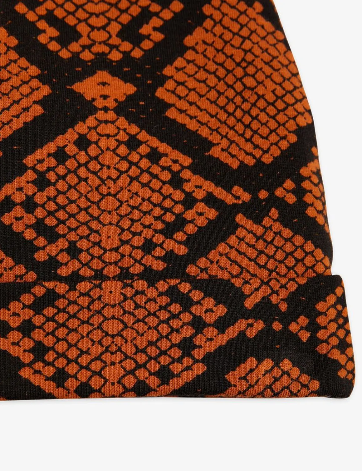 Snakeskin Beanie Brun