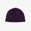 Snakeskin Beanie Lila