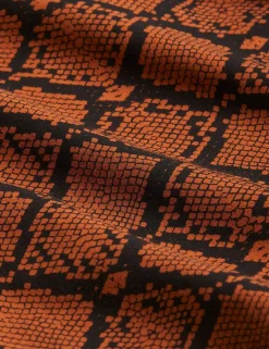 Snakeskin Leggings Brun