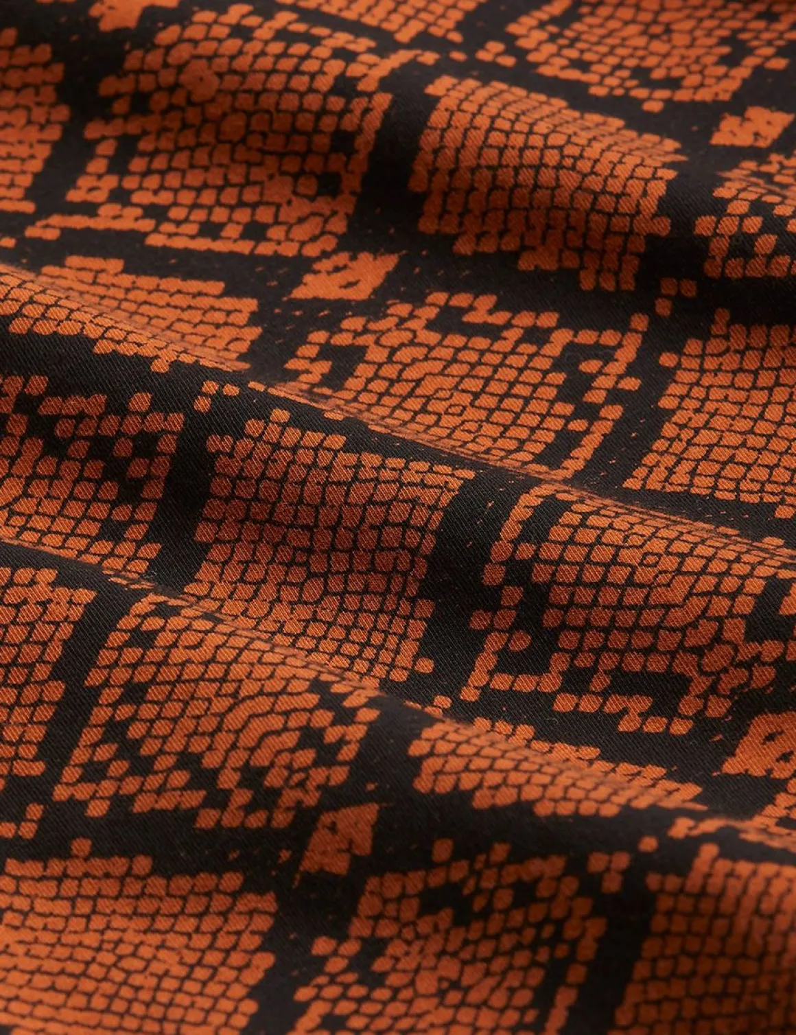 Snakeskin T-shirt Brun